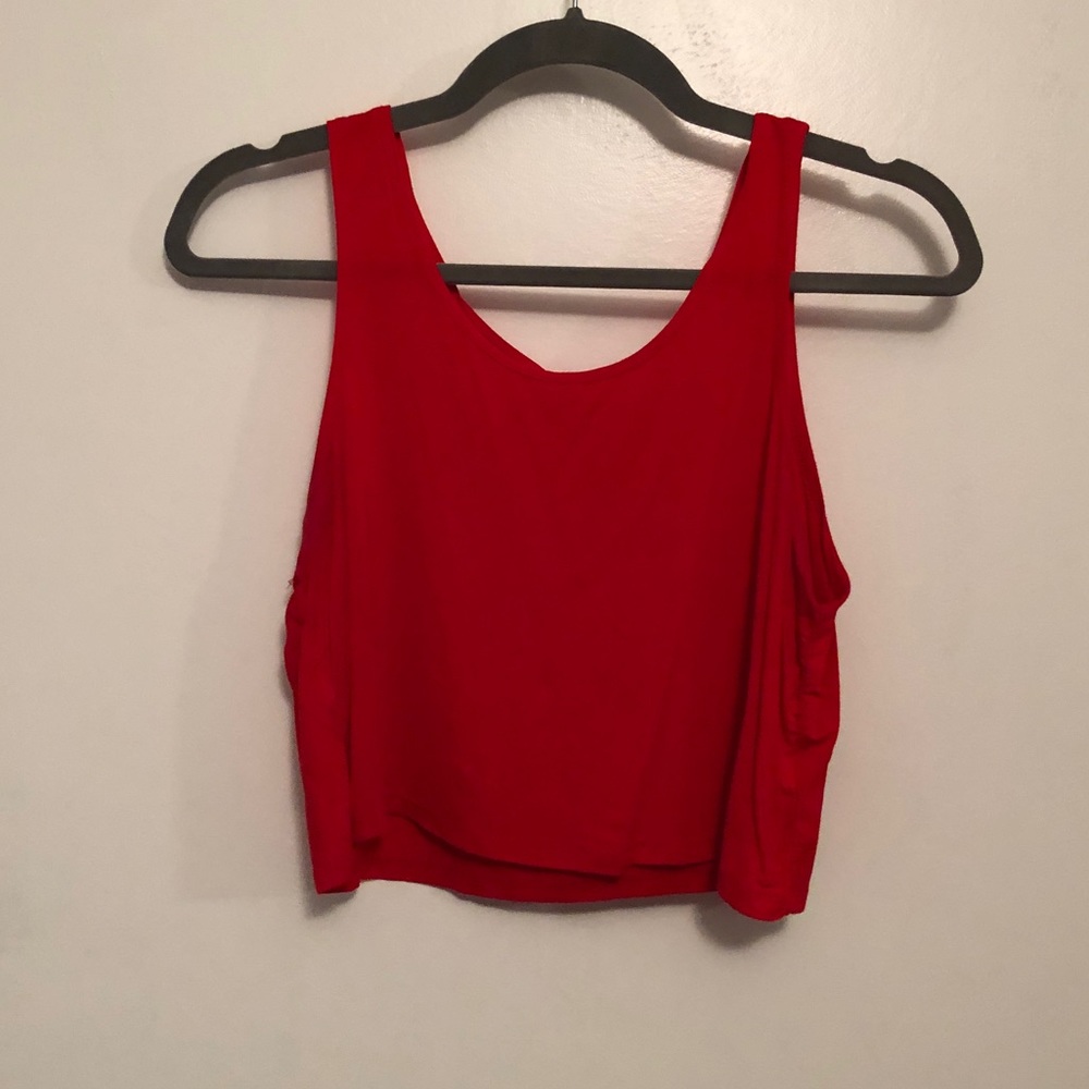 Red Crop Top